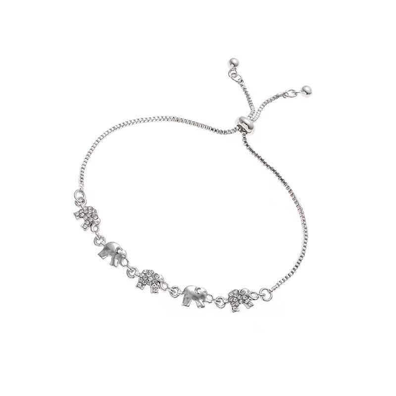 Women's Zircon Flower Korean Simple Design Personalized Bracelets