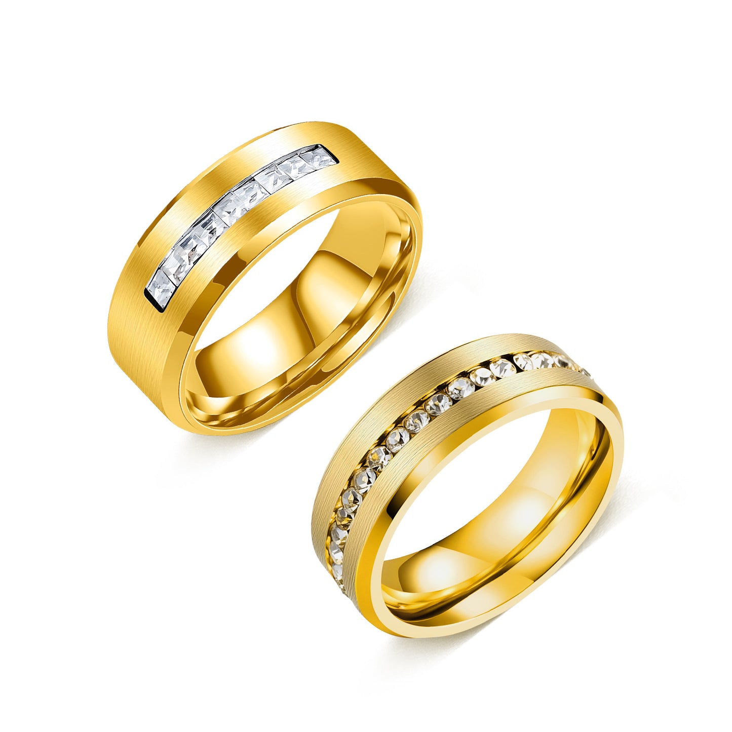 Affordable Luxury Fashion Couple Dating Stainless Ring