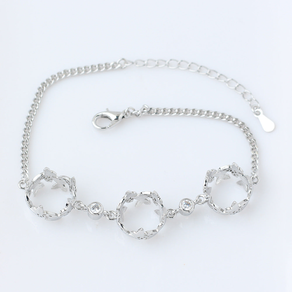 Frame Holder Transfer Beads Delicate Pearl Pot Cover Knob Bracelet