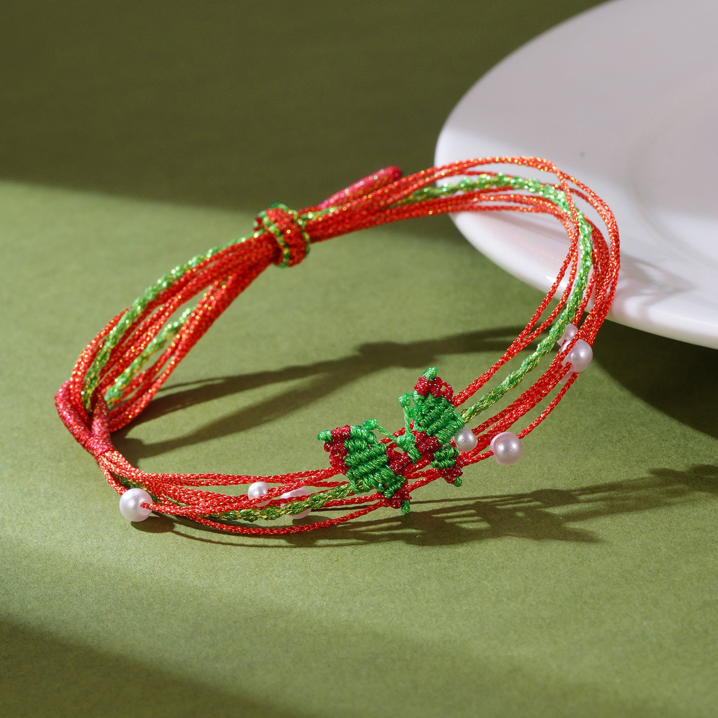 Festival Colorful Rope Ethnic Style Hand-woven Adult Small Sachet Carrying Bracelet