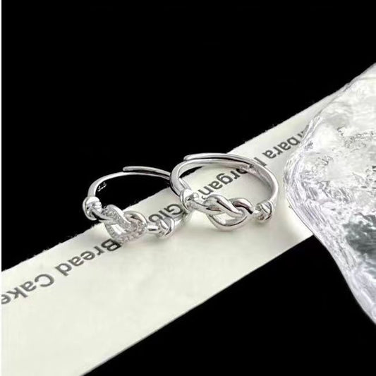 Loving Heart Zircon Girlfriends Couple Fashion Simple High Rings