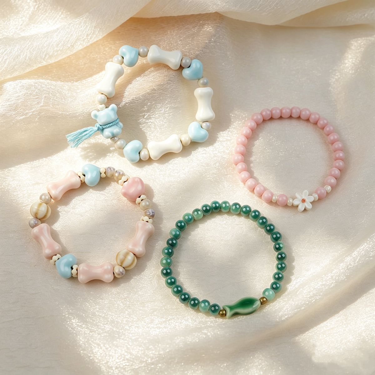 Retro Chinese Beaded Handmade Stall Can Bracelets