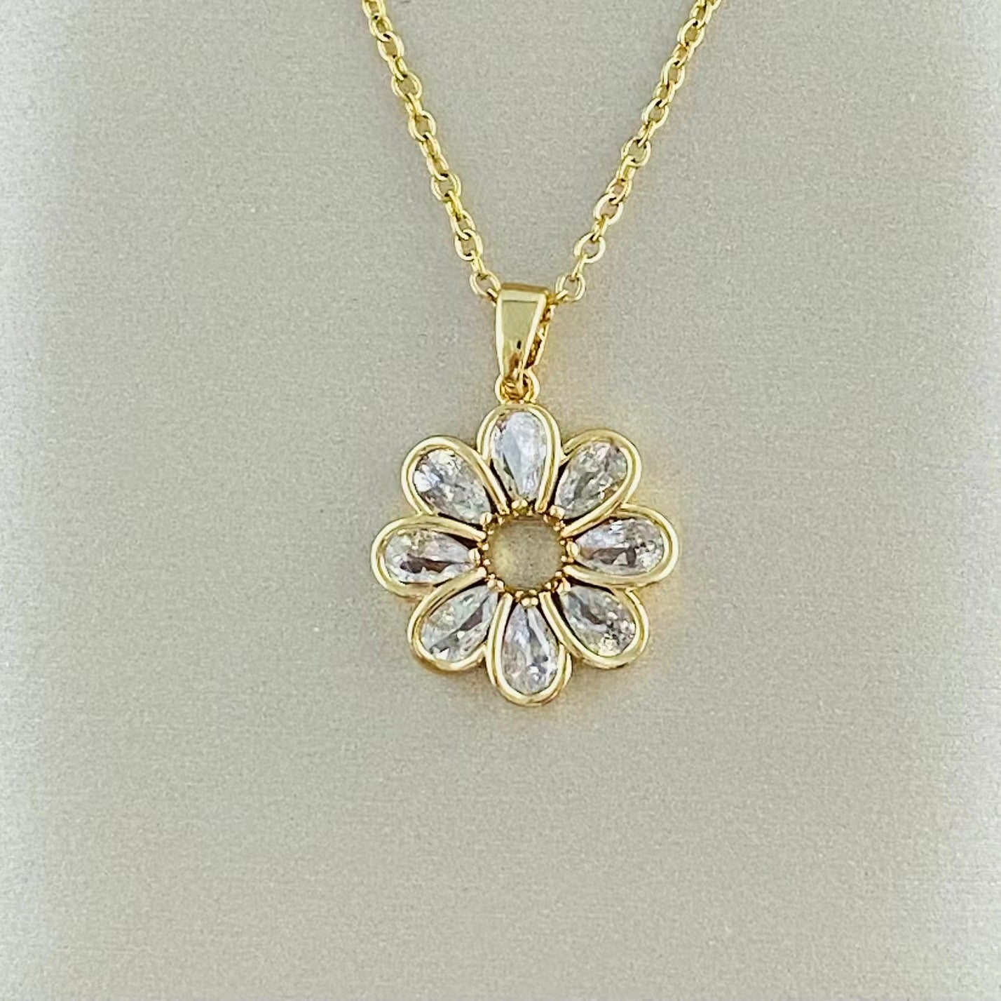 Women's Real Gold Plating Opal Fox Clover Pendants