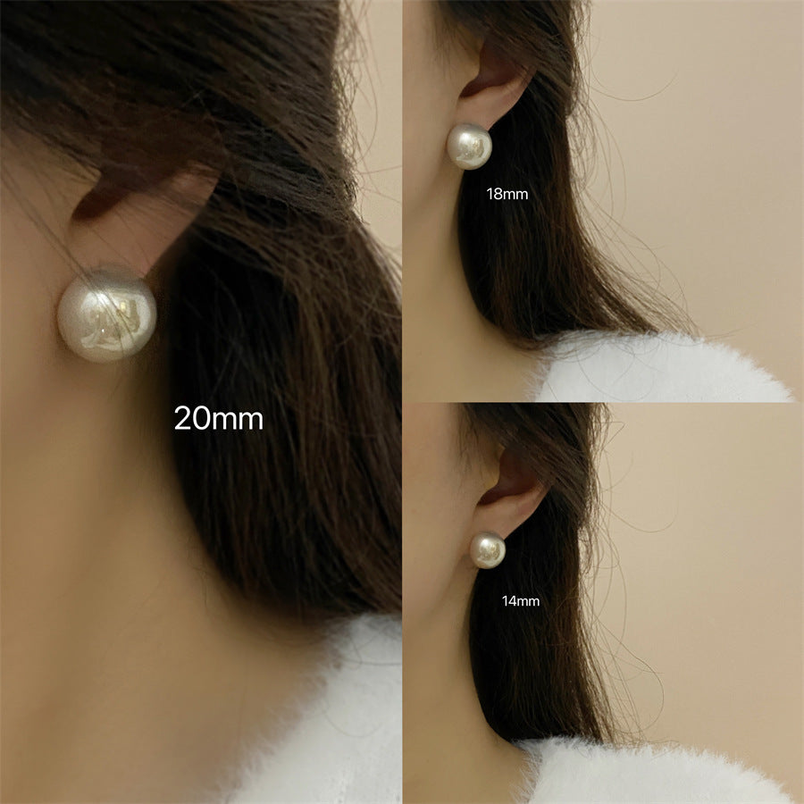 Retro Semicircle Pearl Trendy Entry Lux Elegant Earrings