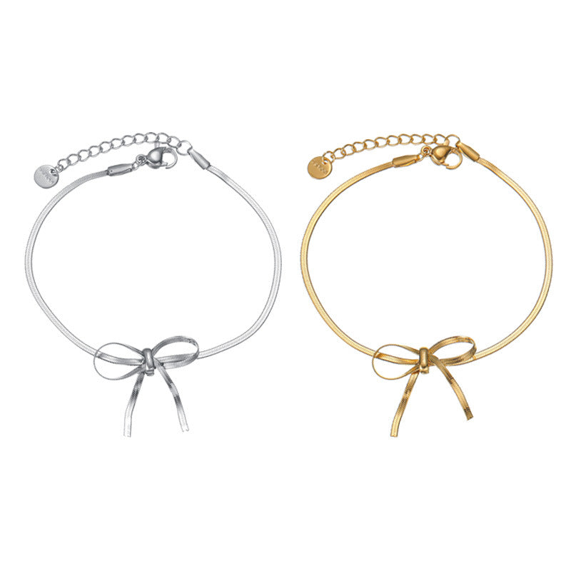 Style Niche Design Minimalist Bowknot Female Bracelets