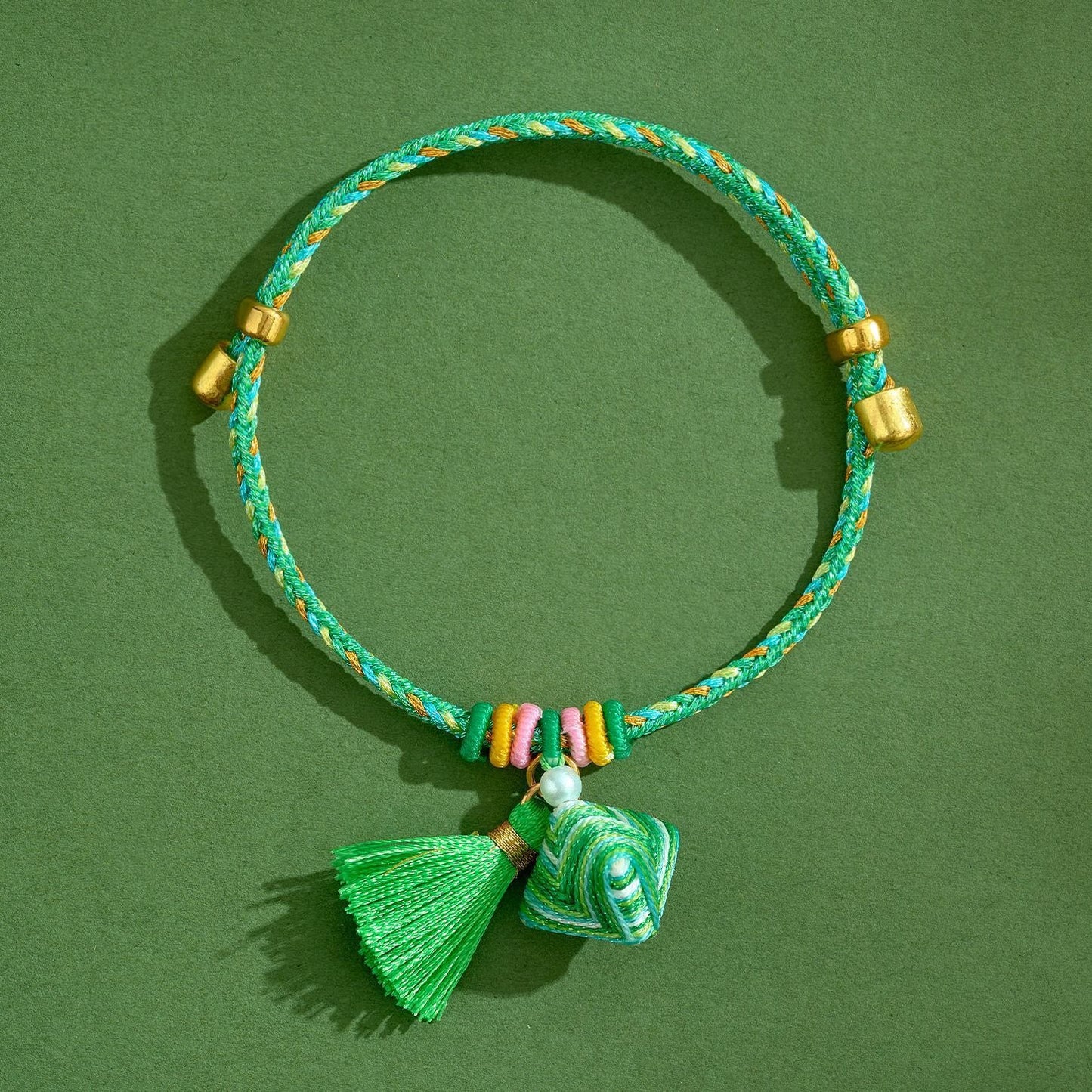 Dragon Boat Festival Colorful Rope Small Red Hand-woven Tiger Head Bracelet