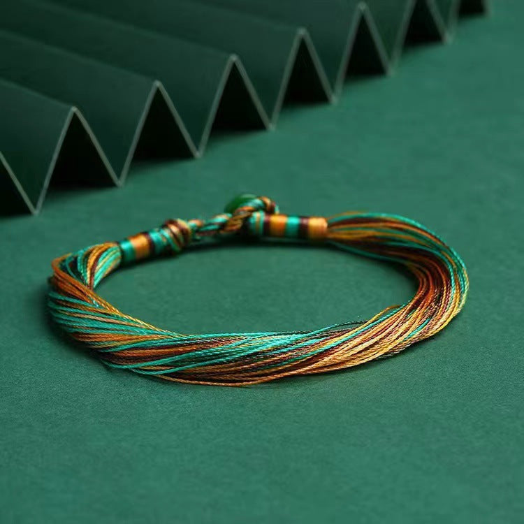 Festival Colorful Carrying Strap Chinese Style Adult Bracelets