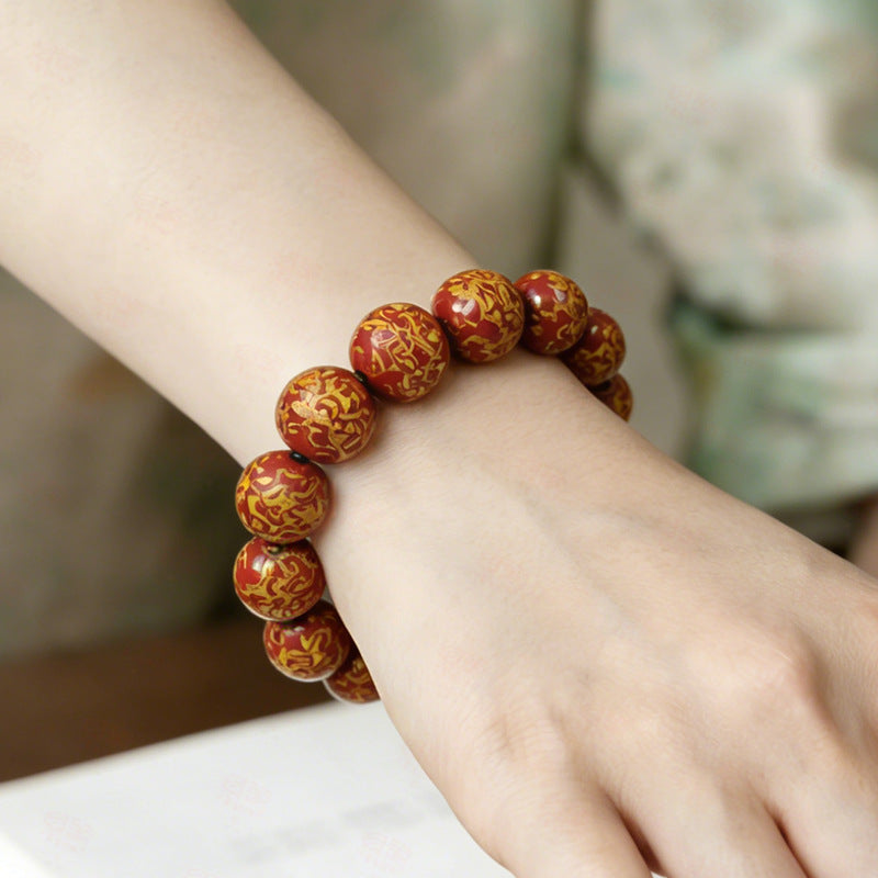 Ancient Style Handmade Craft Snail Paint Crafts Bracelet