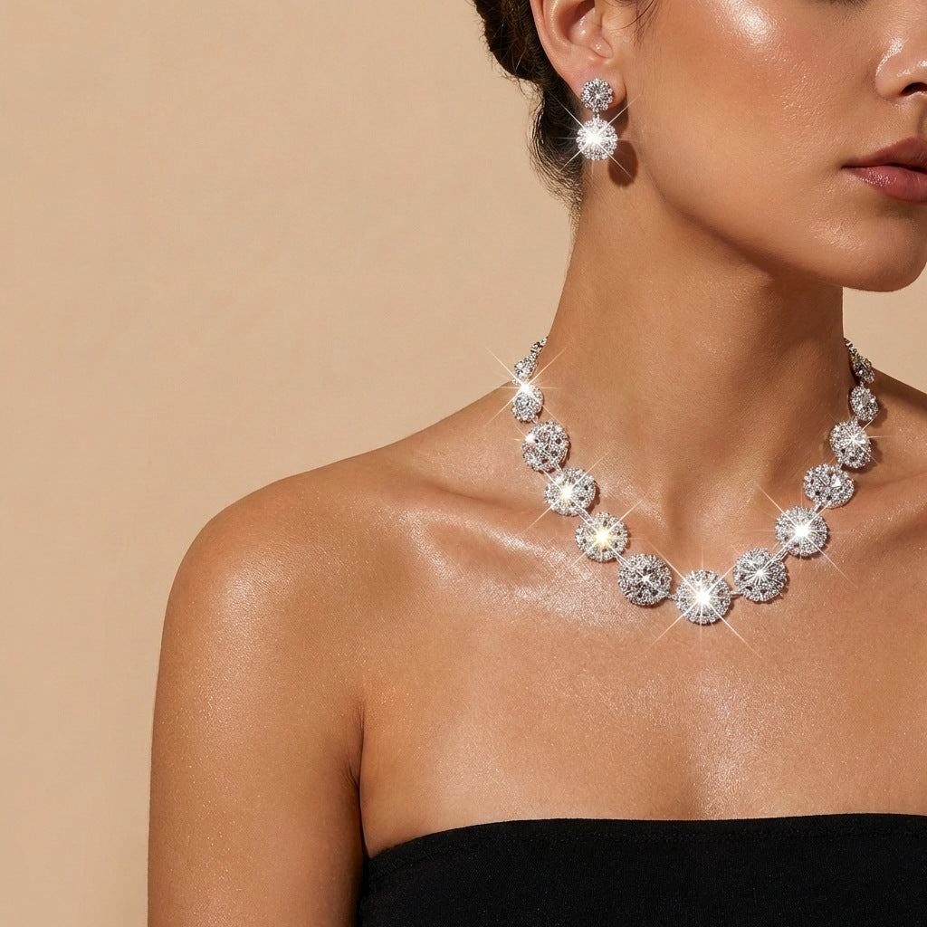 Women's Light Luxury Simplicity Flash Exquisite High-grade Necklace