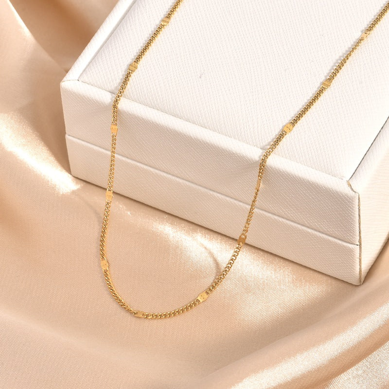 Chain Personality Female Titanium Steel Direct Necklace