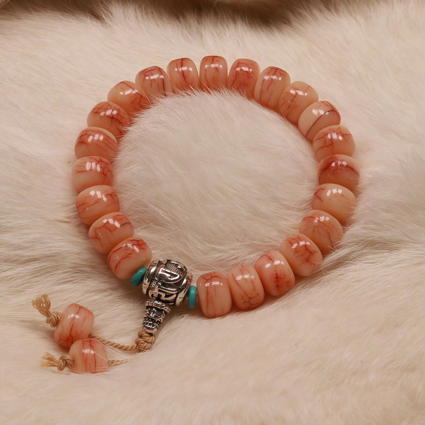 Camel Bone Tibetan Style Barrel Shaped Bead Ox High Oil Bracelets