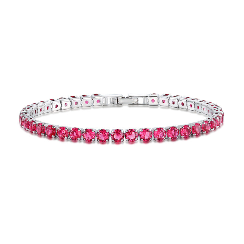 Zircon Tennis Unisex Fashion Simple Hand Bracelet