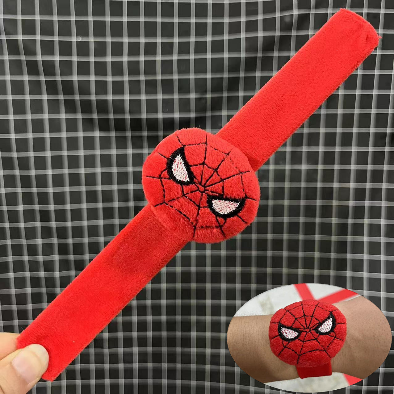Children's Plush Cartoon Pop Cute Couple Female Slap Bracelet