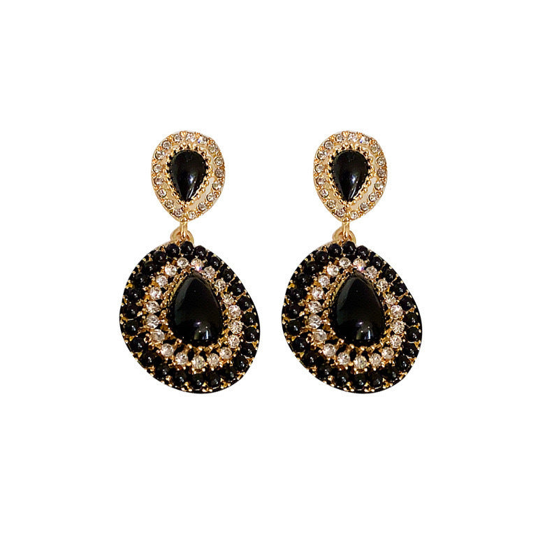 Personality Dark Style Water Drop Light Earrings