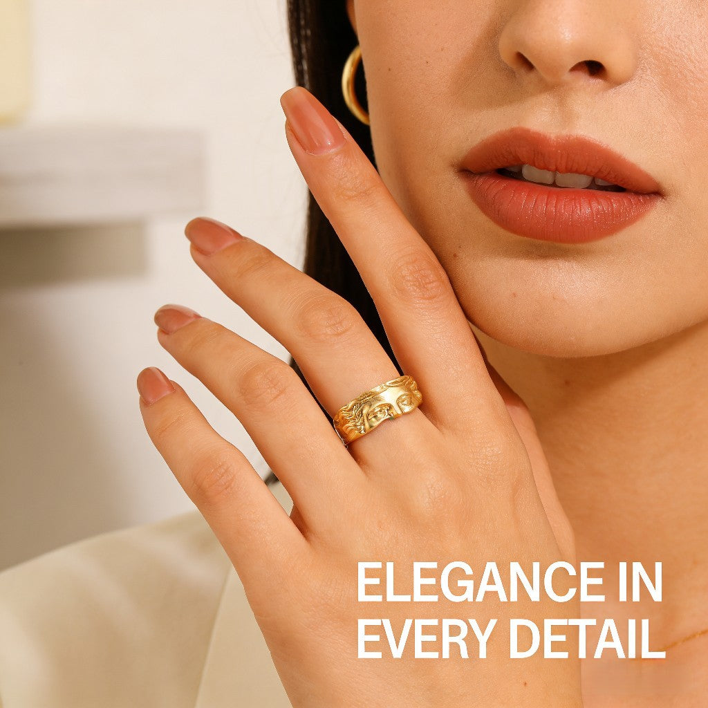 Create Two-hand Opening Adjustable Female Niche Rings