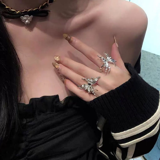 Female Fashion Niche Designer High-grade Cold Style Rings