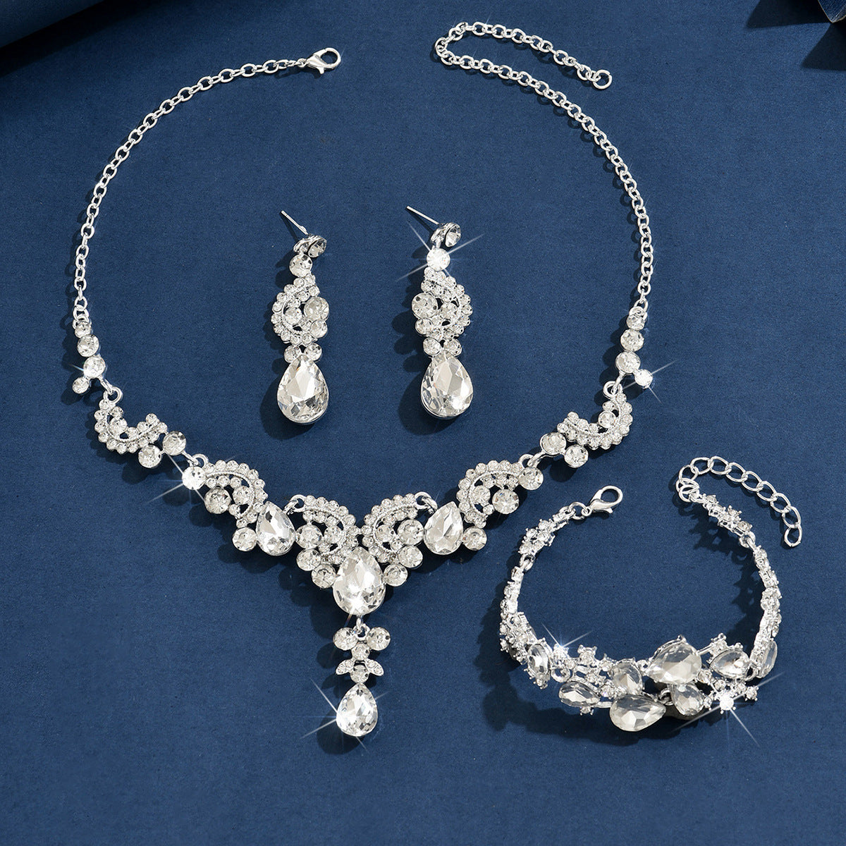 Cool Creative Popular Dress Female Rhinestone Necklaces