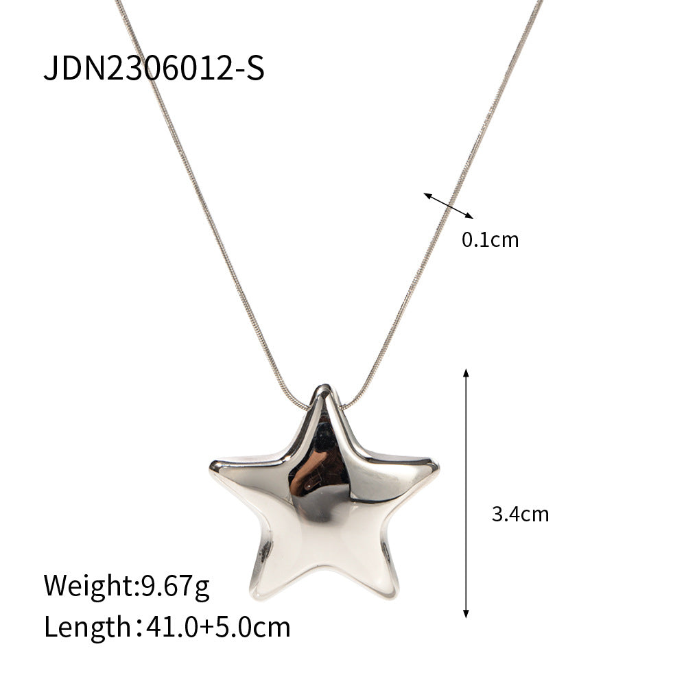 Women's Ding Stainless Steel Ornament Fashion Titanium Necklaces