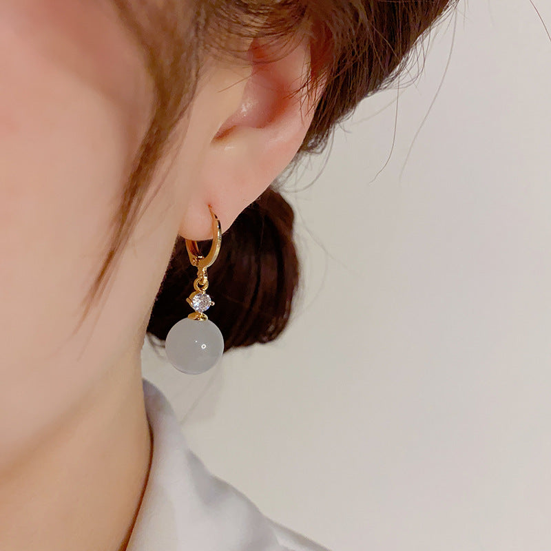 Clip Female Niche Design Artistic Clear Ear Buckle