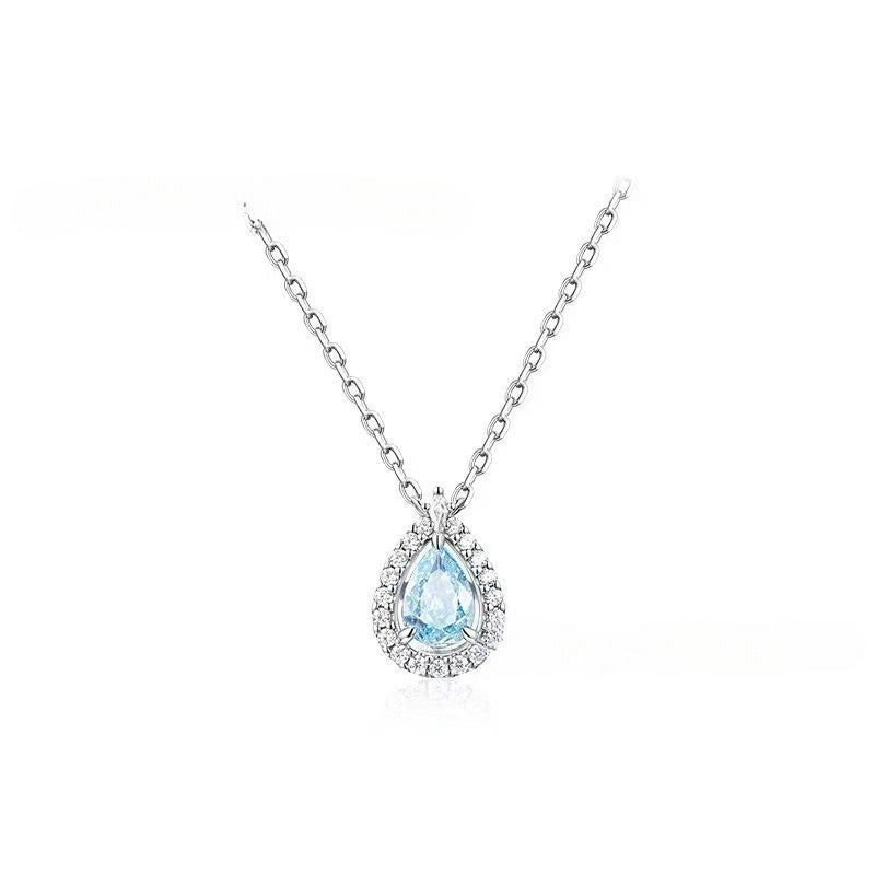 Water Drop Minority Simple Clavicle Chain Fashion Birthday Gift For Necklaces