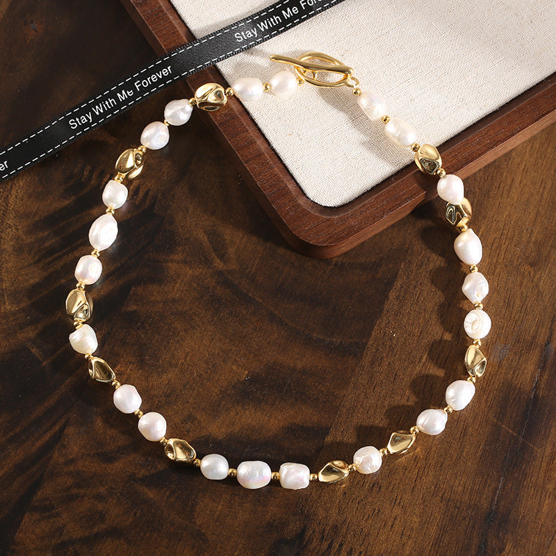 Freshwater Pearl Light Luxury Minority Sweater Chain High-grade Niche Necklace