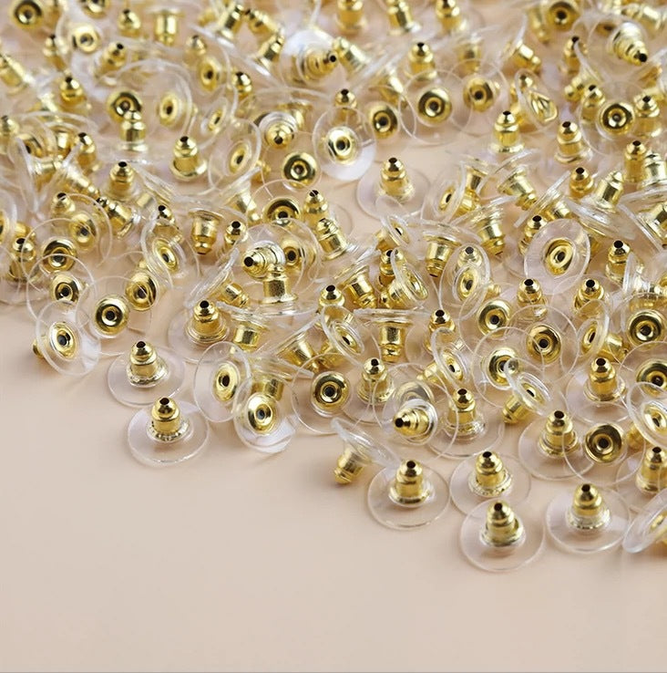 Metal Earplug Ear Plug Back Earplugs Material Stud Earrings