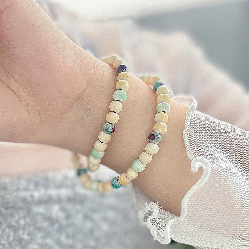 Idyllic Sweet Gradient Color Beaded Hand Bracelets