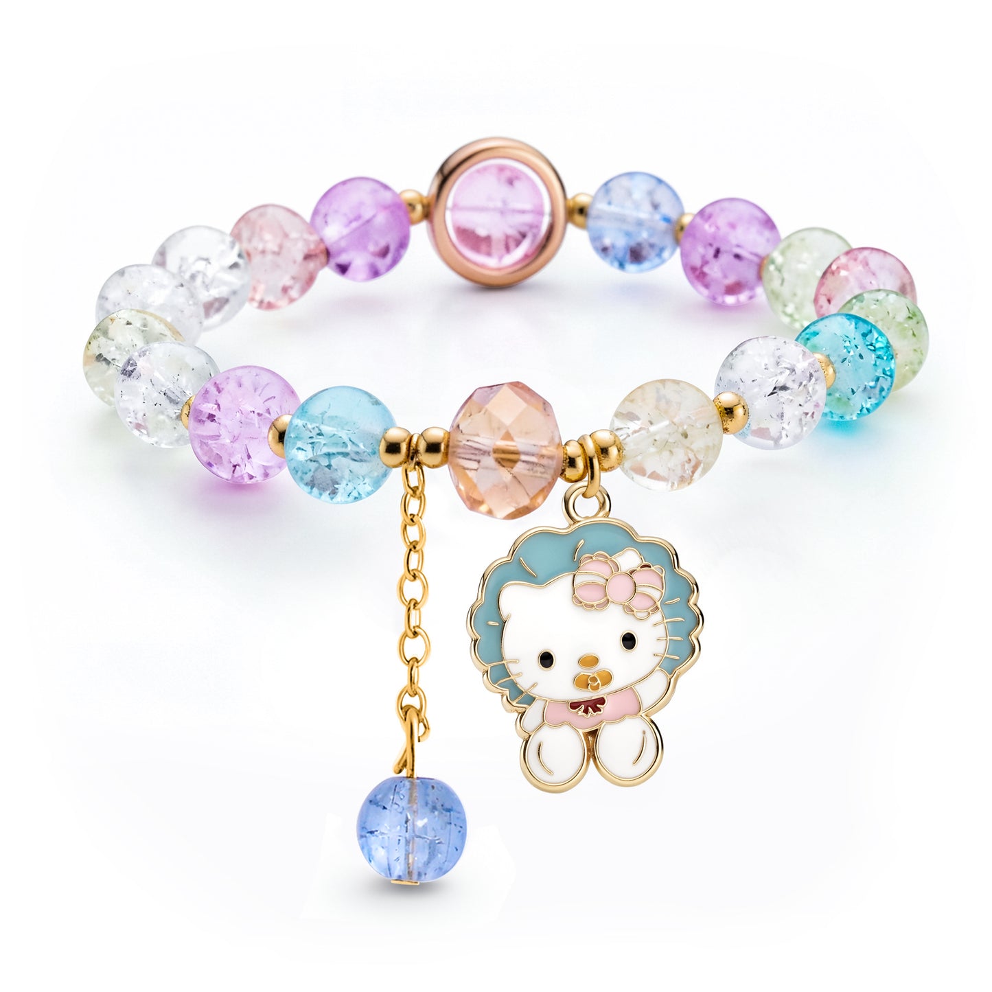 Children's Little Korean Style Sister Crystal String Bracelet