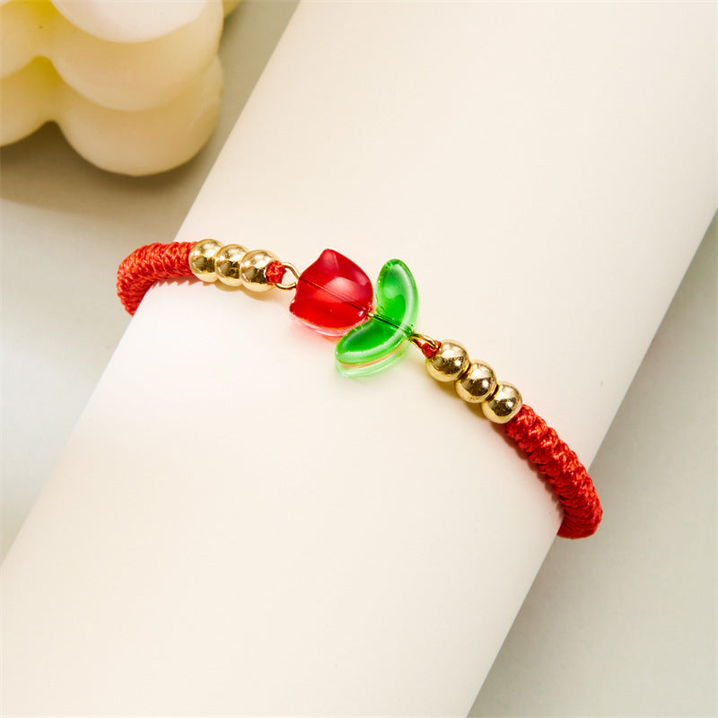 Korean Style Tulip Atmosphere Versatile Niche Design Bracelets