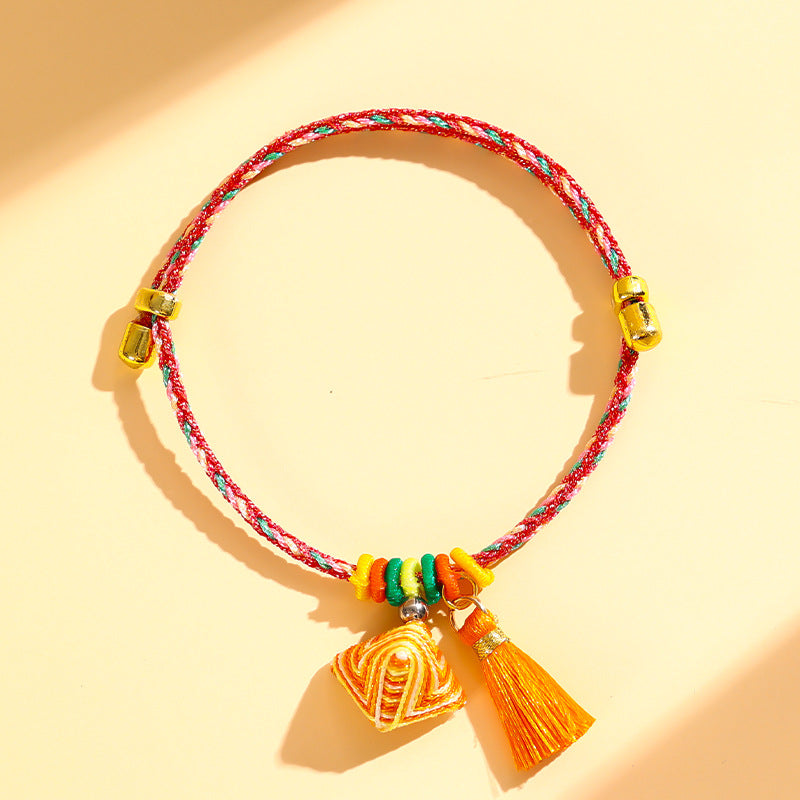 Children's Dragon Boat Festival Colorful Rope Hand-woven Small Bracelets
