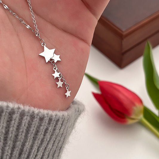 Women's Style Simple Affordable Luxury Fashion Pentagram Necklaces