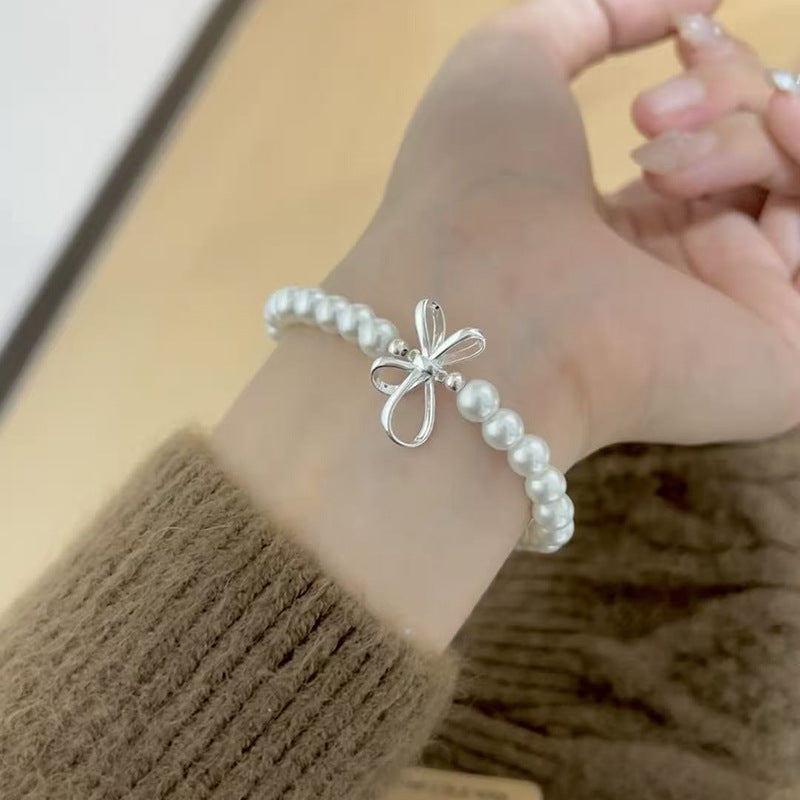 Women's Bow Twin Light Luxury Minority High-grade Exquisite Bracelets