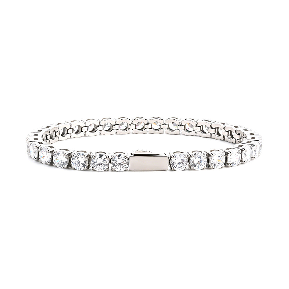 Women's & Men's Chain Fashion Hip Hop Stainless Steel Bracelets