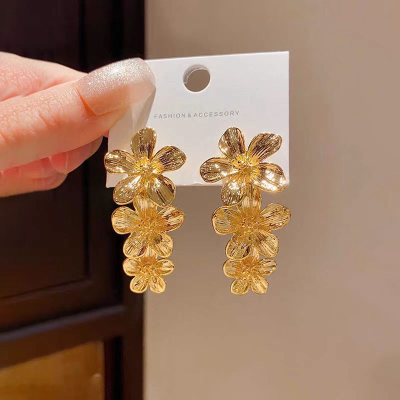 Women's Light Luxury High-grade High-key Eardrop Tassel Niche Earrings