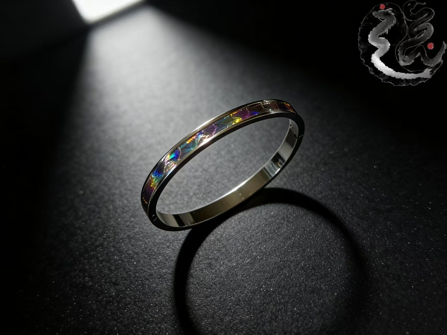 Snakeskin Genuine Leather Male Female Personality Metal Closed Special Bracelet