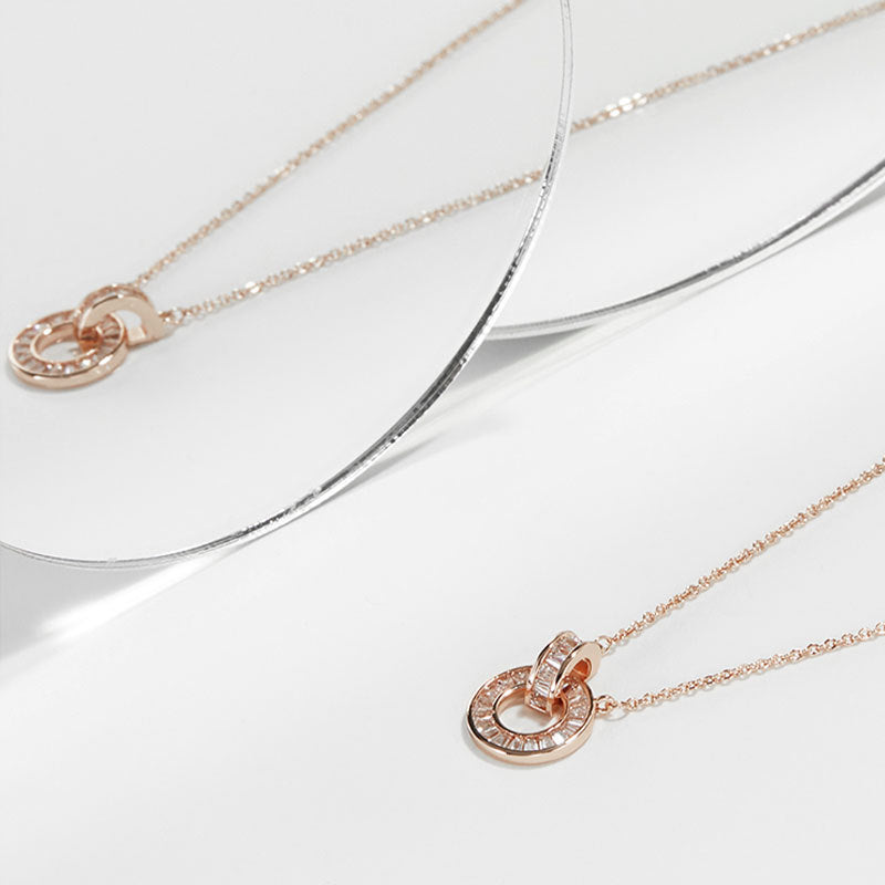 Rose Gold Roman Simple Fashion Retro Characteristic Trendy Necklace