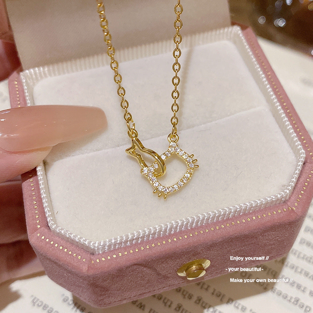 Eating Fish Cute Light Luxury Minority Design Simple Exquisite Necklace