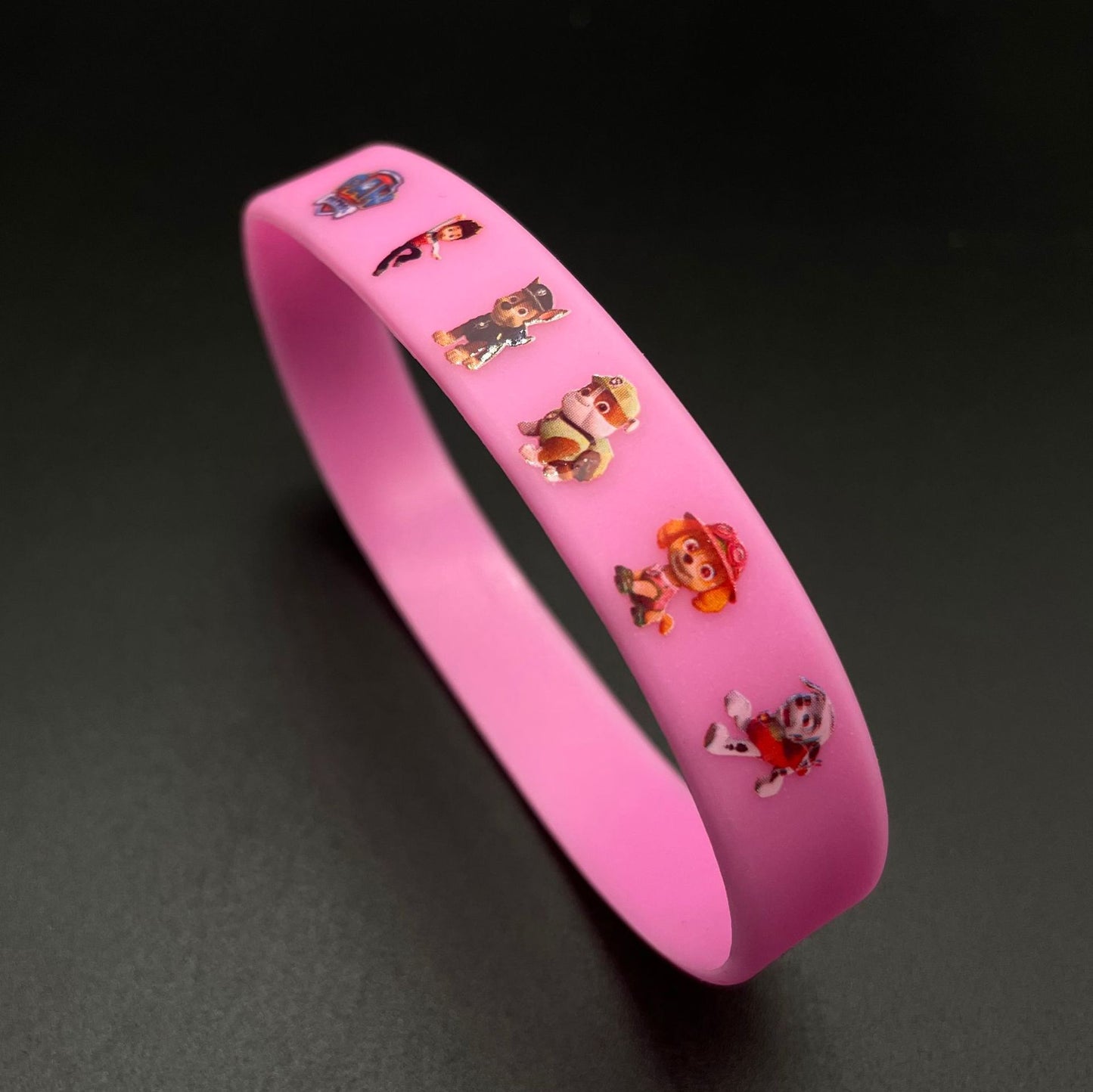 Children's Paw Patrol Silicone Color Printing Luminous Bracelet
