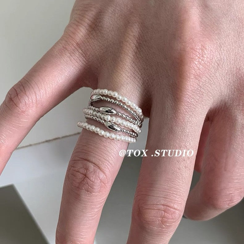 Multilayer Cold Style High-grade Daily Match Rings