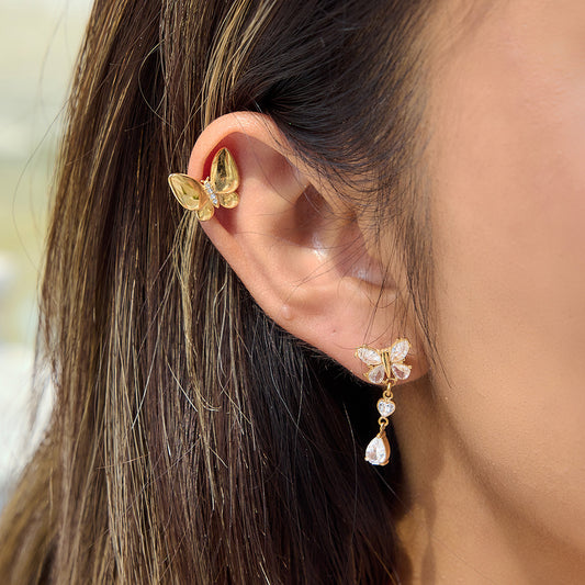 Women's Gold Stainless Steel Special Interest Light Luxury Stud Earrings