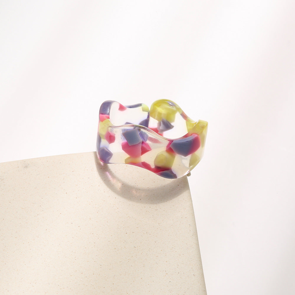 Women's Open Fashion Design Romantic Trendy Couple Rings