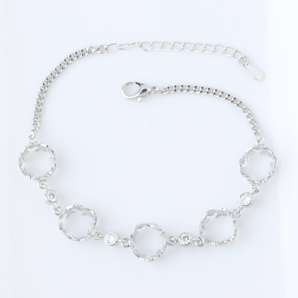 Frame Holder Transfer Beads Delicate Pearl Pot Cover Knob Bracelet