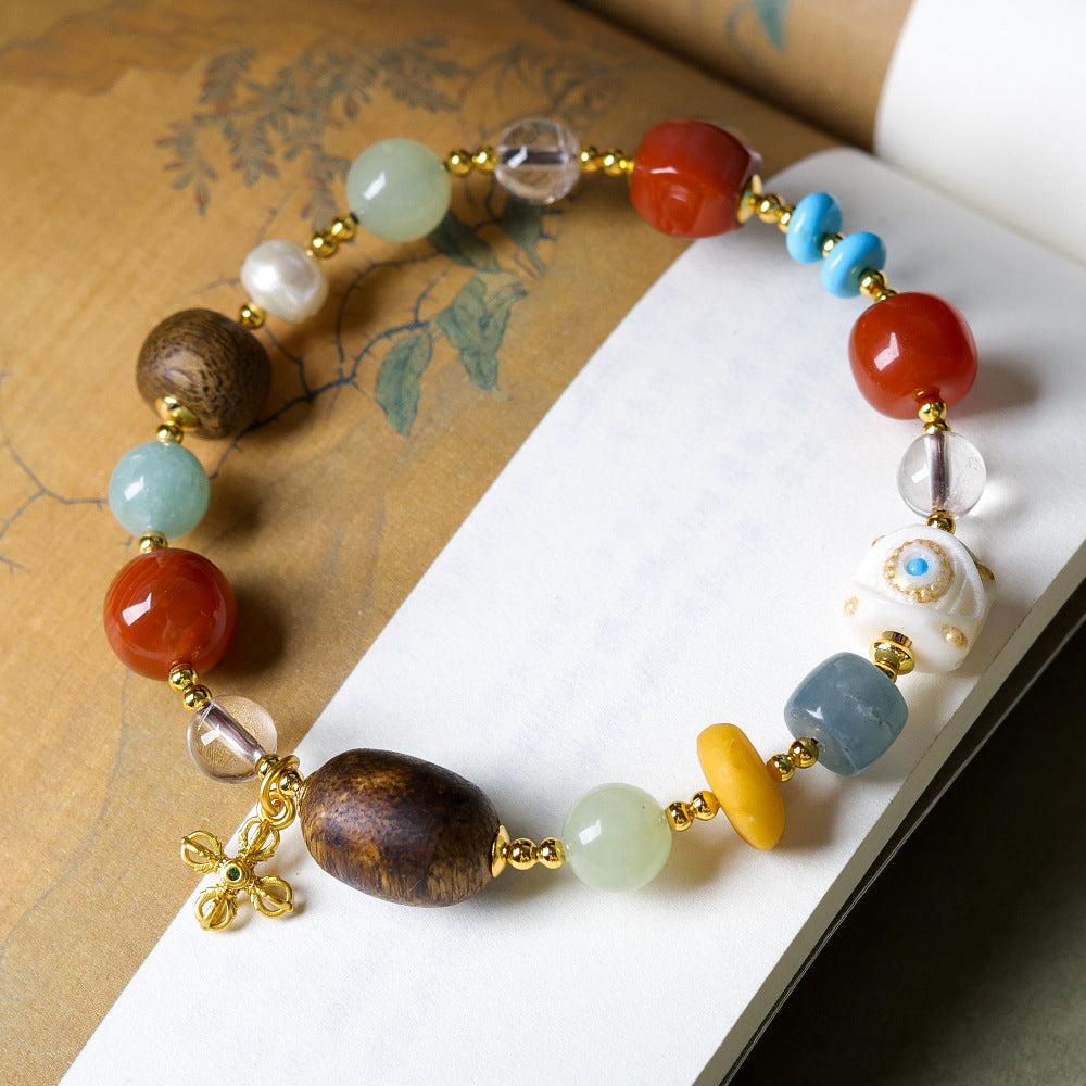 Sen Southern Red Agate Bodhi Tibet Bracelets