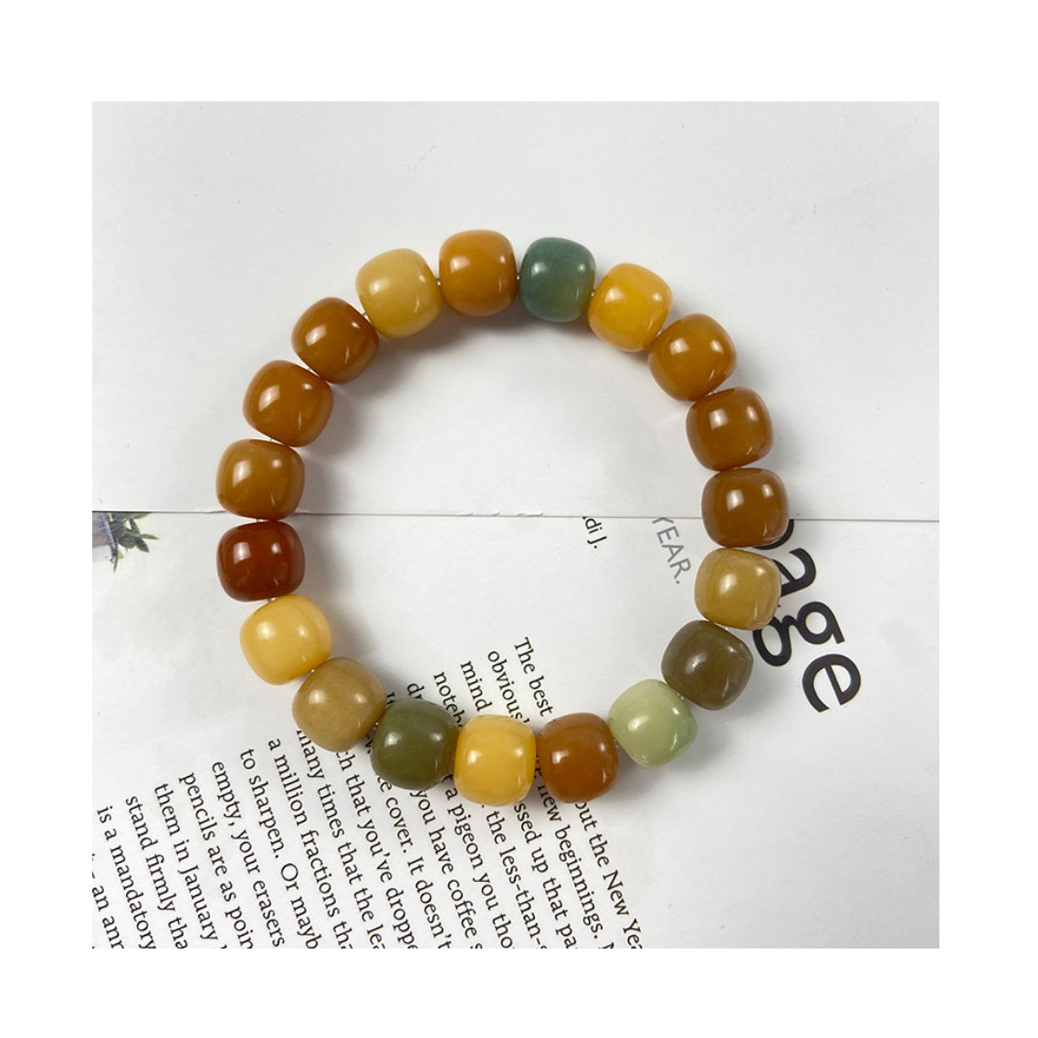 Bodhi Candy Color Single Circle Pliable Temperament High Throw Three Bracelets