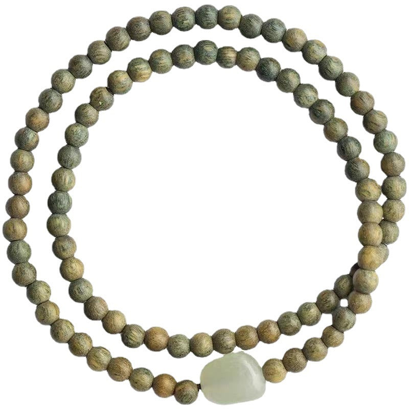 Women's Fine Beads Simple Jade Ancient Style Fresh Bracelet