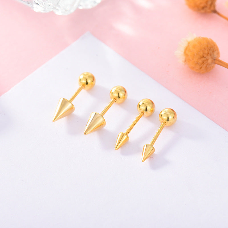 Women's Three-dimensional Geometric Figure Ear Bone Design Earrings