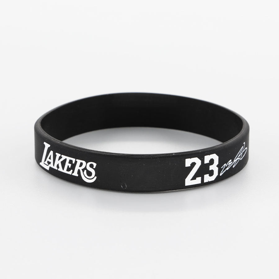 Star Concave Thickened Silicone Kobe James Basketball Bracelet