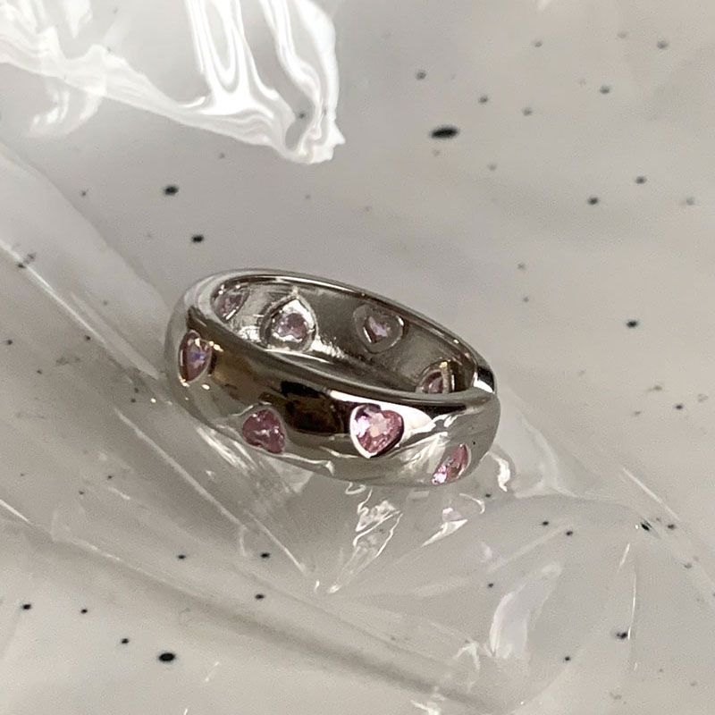 Ocean Style Sterling Sier Female Shell Shape Opal Stone Niche Ring