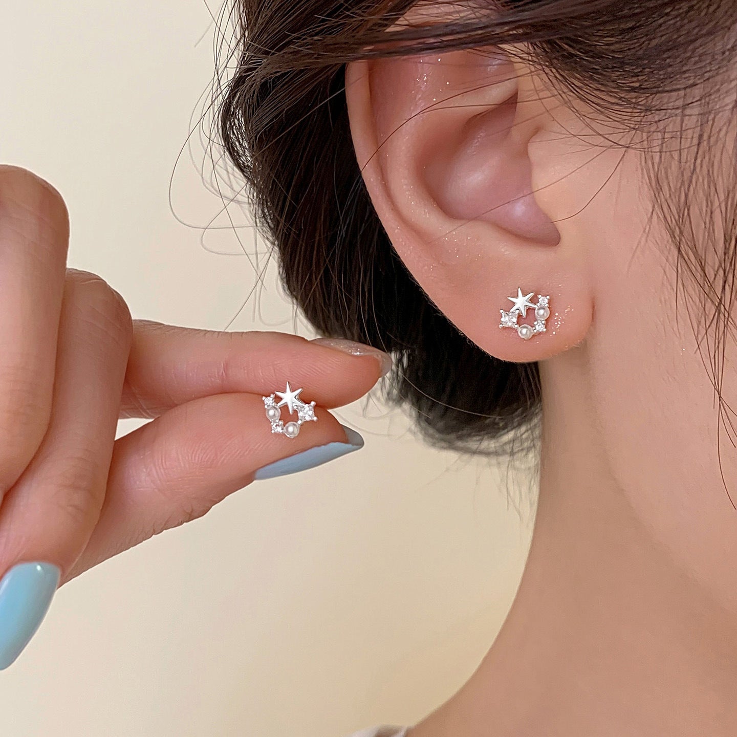 Zircon Fashion Light Luxury Minority Design High-grade Rings