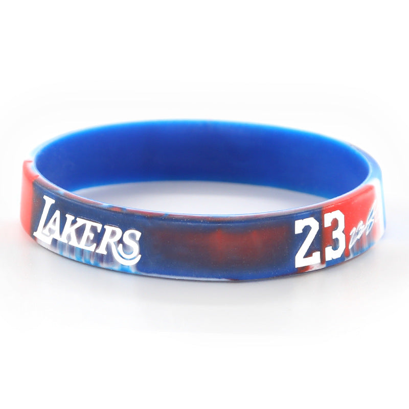 Basketball Silicone Rubber James Curry Harden Durant Bracelet